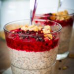 Chiazaad overnight met frambozen en amandelcrunch-3