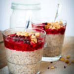 Chiazaad overnight met frambozen en amandelcrunch-4