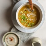 Pompoen courgette soep