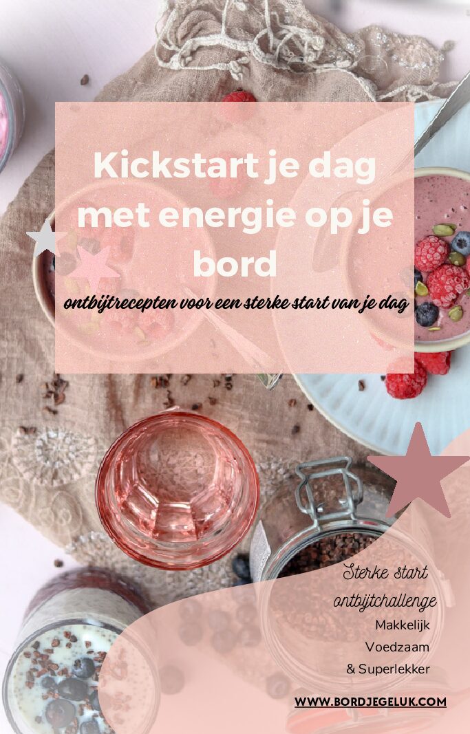 Gratis: Kickstart je dag Ontbijtchallenge
